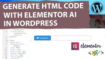 How to Generate HTML Code with Elementor AI in WordPress