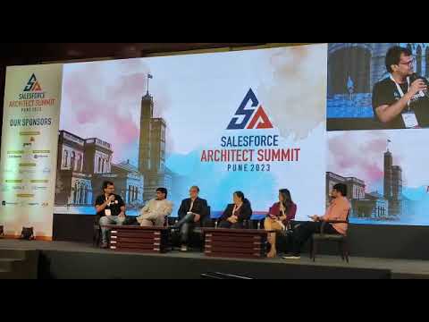 AppyCrown Founder's answer at Salesforce Architect Summit, Pune 2023, about "AppyCrown in Bihar." - video from AppyCrown