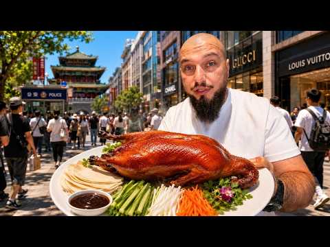 Visiting A High-End Shopping Street & Trying Peking Duck In Wangfujing Street, Beijing, China 🇨🇳