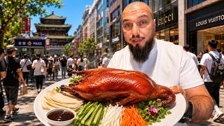 Visiting A High-End Shopping Street & Trying Peking Duck In Wangfujing Street, Beijing, China 🇨🇳