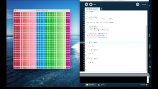 Processing: Basic Grid of Random Squares Test