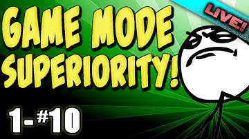 Ep. 10 - The Hunted Noob! | Game Mode Superiority! (Live Challenge Series)