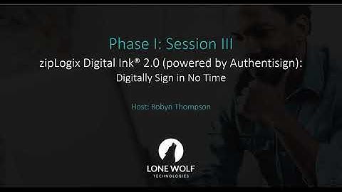 Zipform Digital Ink® 2 0 View Recording