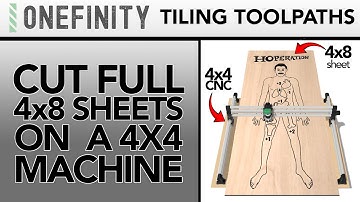 EP. 30 Onefinity CNC - Tiling a Life Sized Operation Cornhole Board