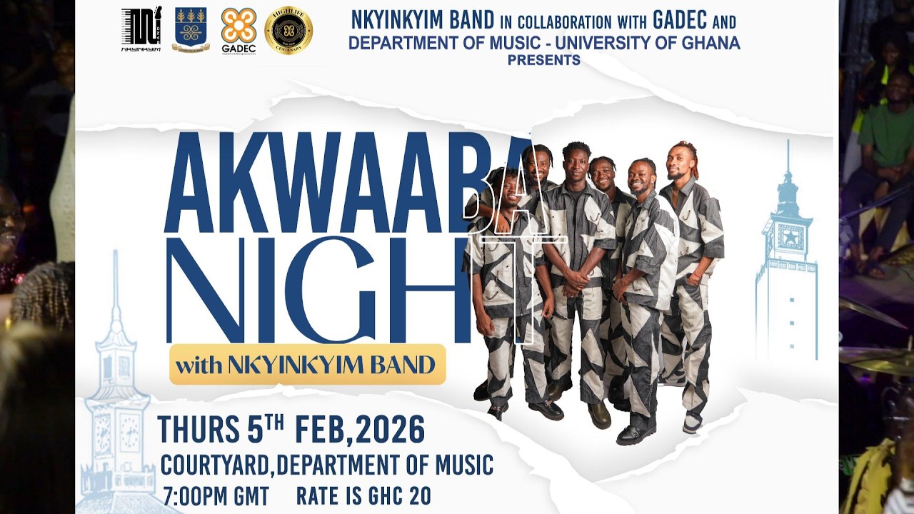 AKWAABA NIGHT AT @UoGMusic with NKYINKYIM BAND 2026 AFRO JAM 