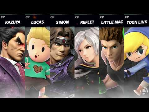【第6試合】shorts戦 スマブラSP CP 対戦 【6人対戦】
