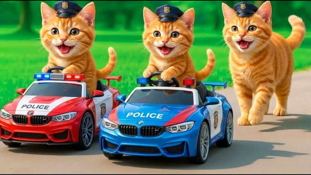 Mama Cat Trims Fur on the Farm and Makes Tiger Hat For Kittens At Home🐾🎩🐯