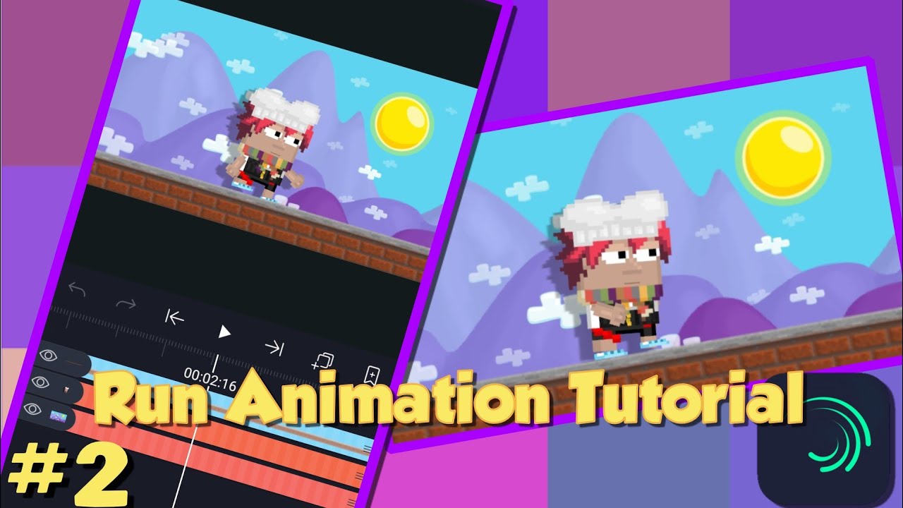 RuN ANiMaTioN TuToRiaL!  | Growtopia Animation | Alight Motion