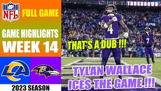 Los Angeles Rams vs Baltimore Ravens [FINAL\/OT] WEEK 14 | NFL Highlights 2023