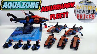 Completing my Lego Aquashark fleet! Lego Aquazone diorama update