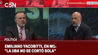 EMILIANO YACOBITTI, mano a mano con GUSTAVO SYLVESTRE en MINUTO UNO