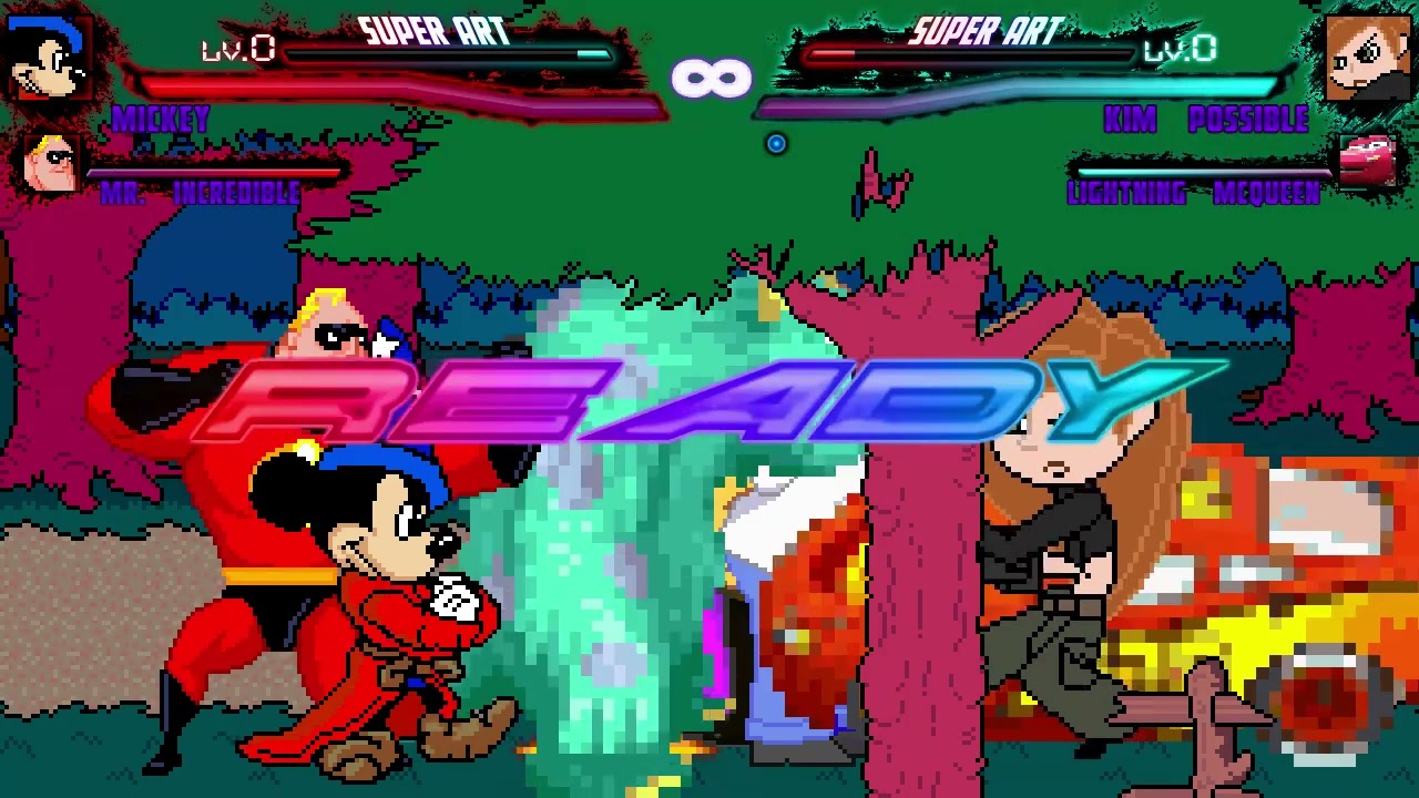 MUGEN Battle Request - Disney Party 4v4 Sim
