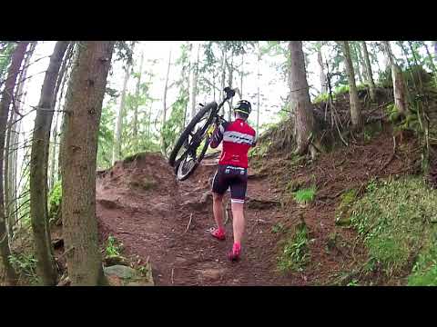 Szenen vom Marathon beim eldoRADo-Bikefestival 2018