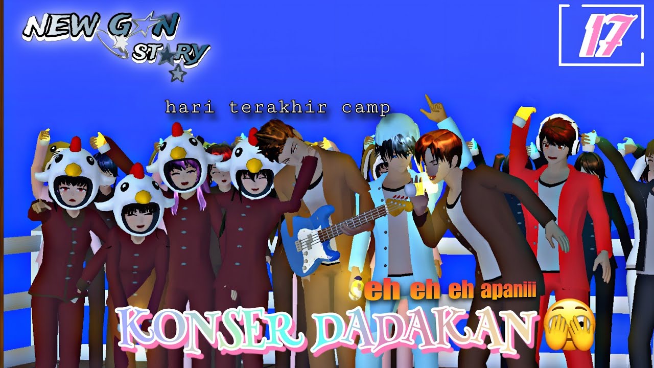 NEW GEN STORY ||KONSER DADAKAN|| AWAS JATUH CINTA 😝🤘 DRAMA SAKURA SCHOOL SIMULATOR 