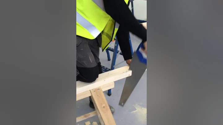 Frank Donald Cutting a Common Rafter