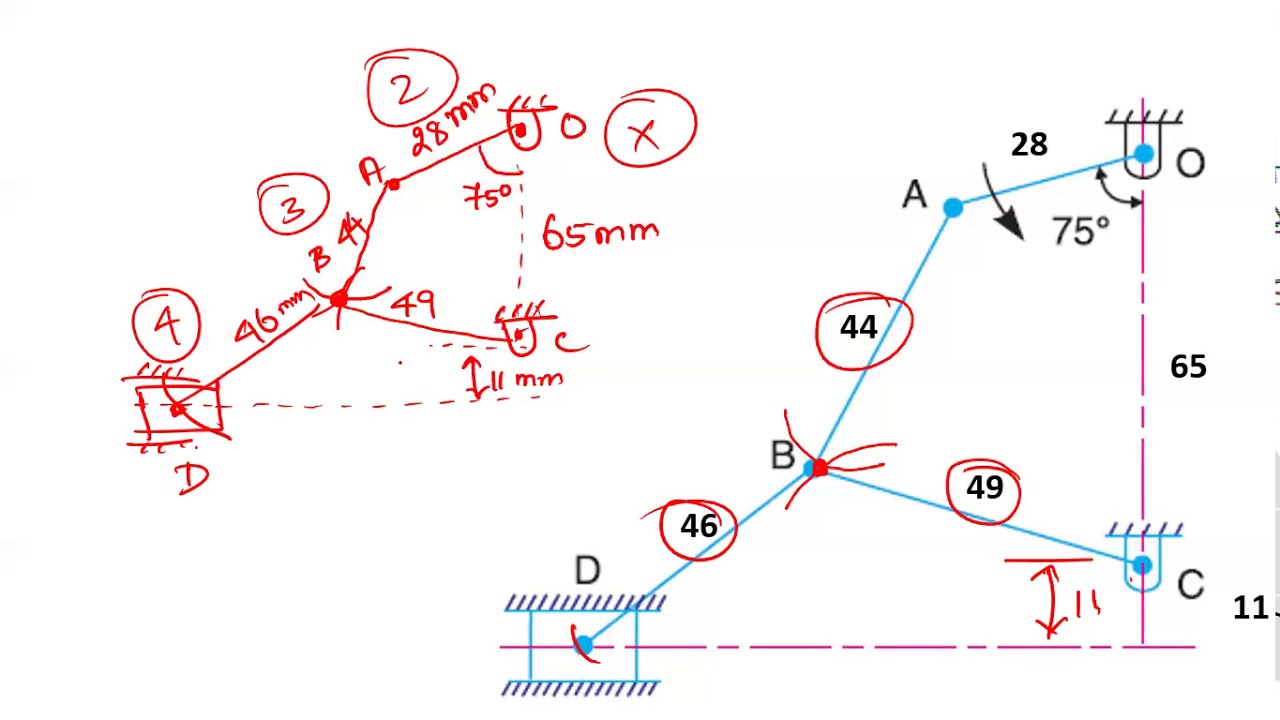 Velocity analysis | Six link Mechanism | Toggle Mechanism | Kinematics of Machinery | KOM | Tamil