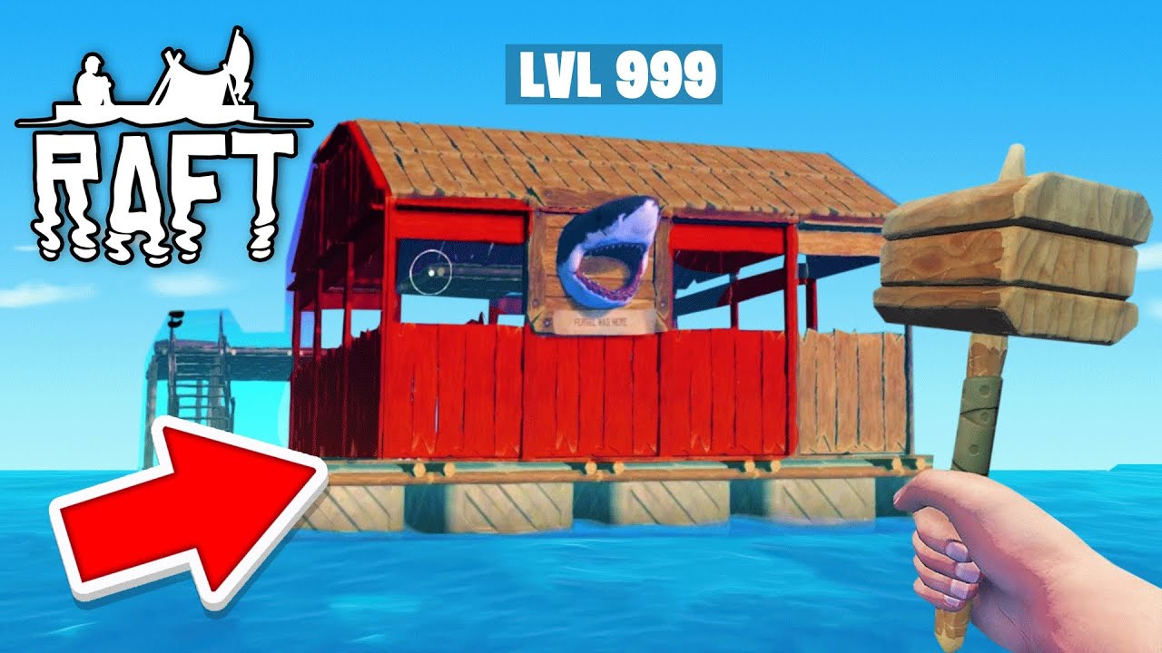 LEVEL 999 HAUS IN RAFT! #12 - YouTube
