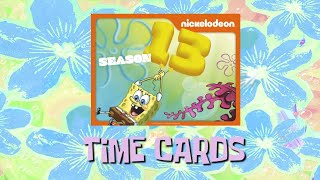 SpongeBob SquarePants | Season 13 Time Cards