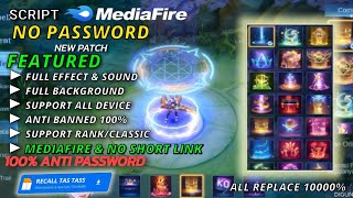 New!!! script recall tas tas No password Mediafire | full effect & sound | New pacth