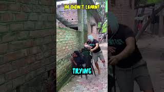 Spying Mission Gone Wrong! 😳 You Won't Believe What Hit Him... (Credit: @nabiakhtar09)#Fail #Shorts