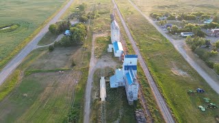 Markinch, Saskatchewan  Grain Elevator  (Drone shots )