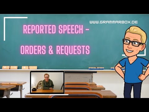 reported speech request and command