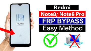 Redmi Note 8/ Note 8 Pro Google Account/ FRP Bypass - (Without Pc)- New Method