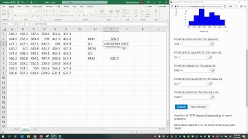 QID7078: 5 Number Summary with Excel
