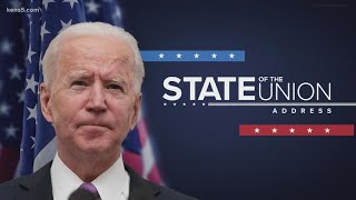 President Joe Biden delivers his first State of the Union address