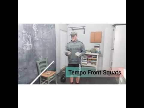 Tempo Front Squat Crossfit Caracals Youtube