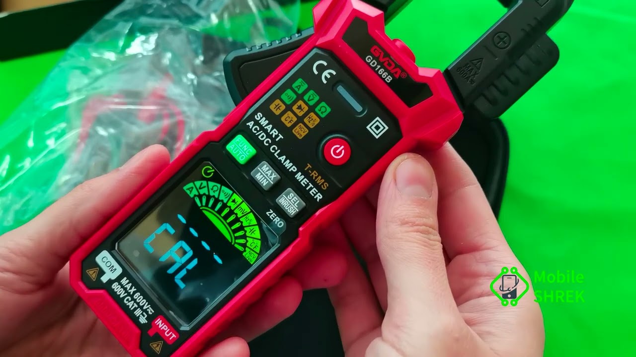 ᐈ Токоизмерительные клещи GVDA GD166B, мультиметр, TrueRMS, 600В