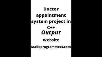 Doctor Appointment System in C++