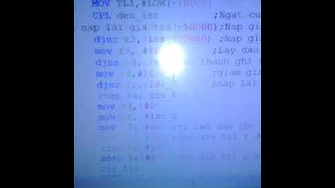 Chương trình ASM nút nhấn 2 chức năng có định thời gian dài 3h rất ok