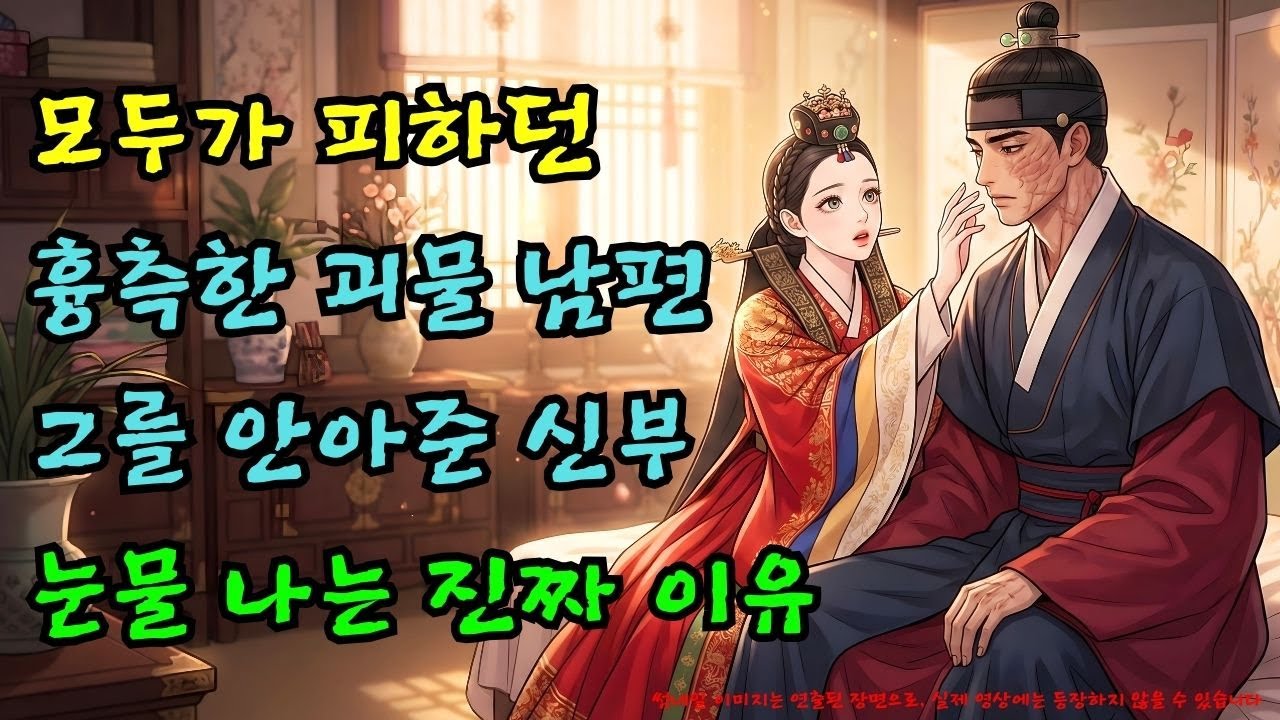 흉측한 화상 입은 괴물 남편? 신방을 훔쳐보던 사람들이 경악한 진짜 이유 |야담·민담·전설·설화·옛날이야기·야사·오디오북