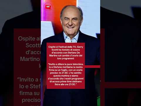 Video Gerry Scotti e Stefano De Martino daccordo: basta programmi fino alla 22