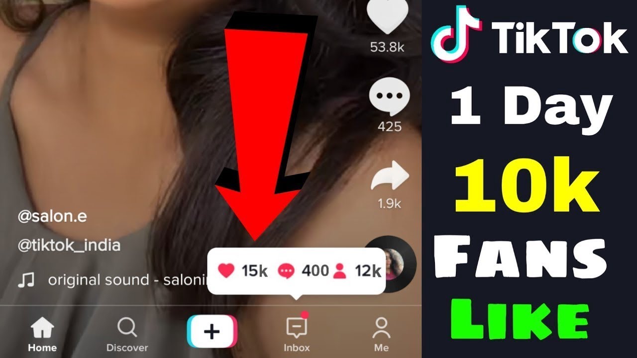 How to increase tik tok followers and like | 1 Day 10k Fan and Like ...