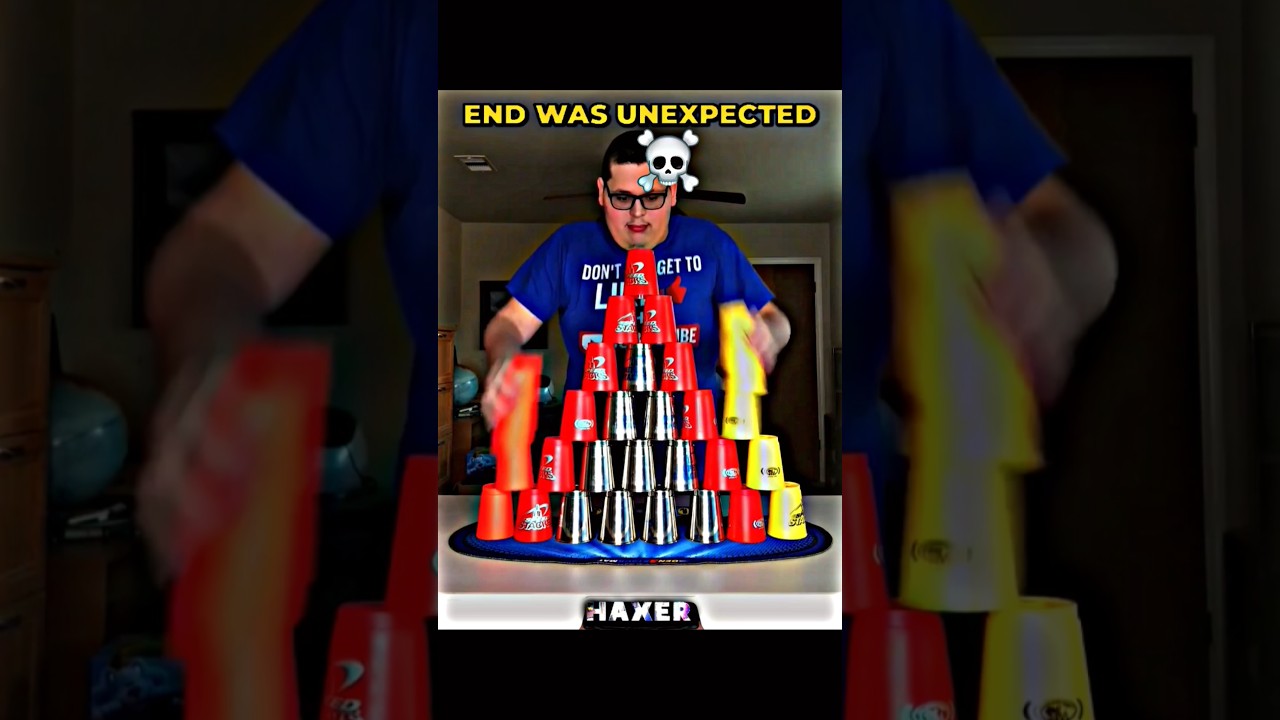 Insane speed stacking..👀☠️