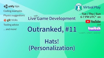 Live Indie Game Development in Unity - Outranked, episode 11
