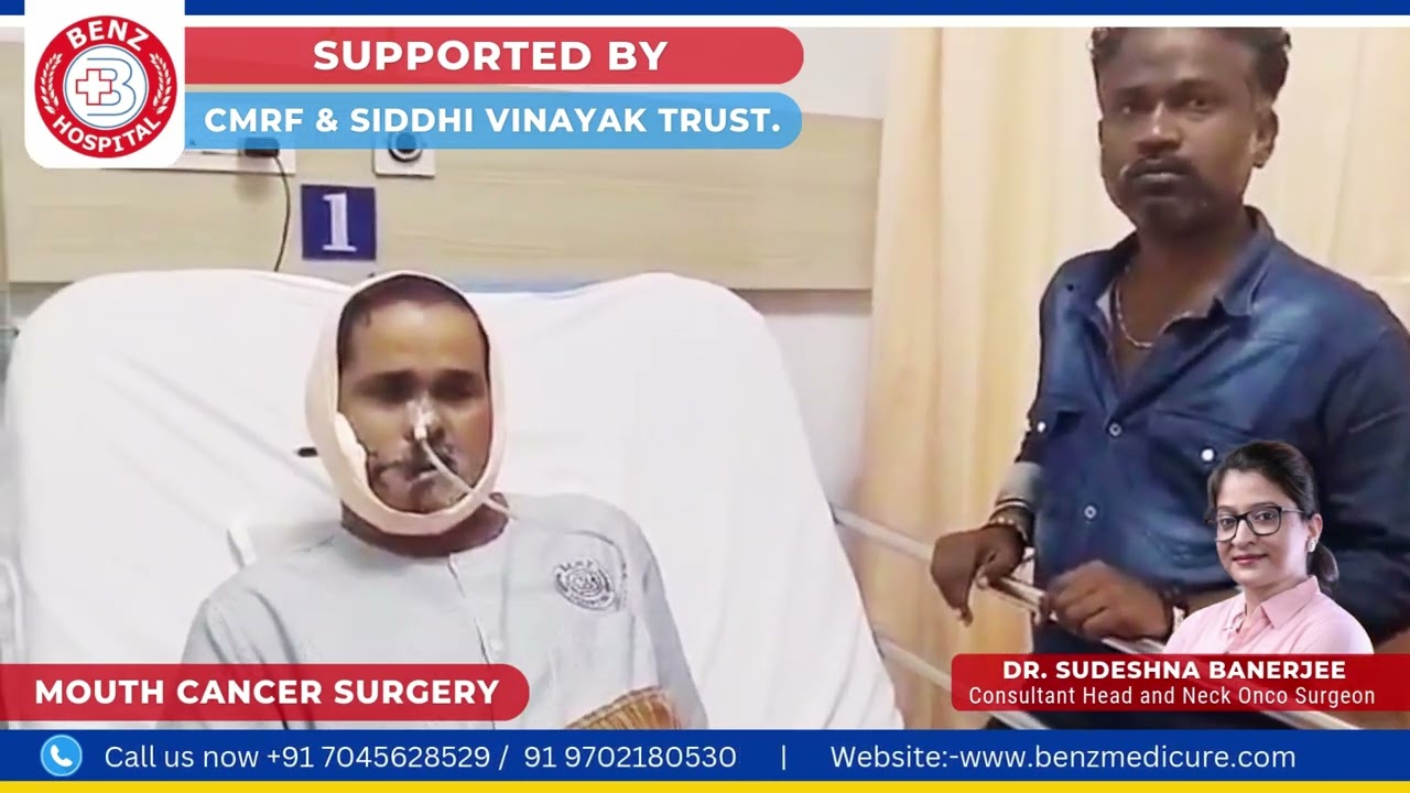 Mouth Cancer Surgery successfully done by Dr. Sudeshna Banerjee, 