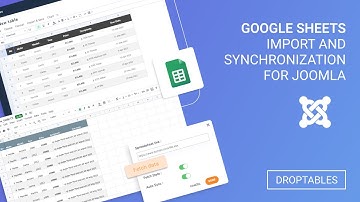 Google Sheets import and synchronization for Joomla
