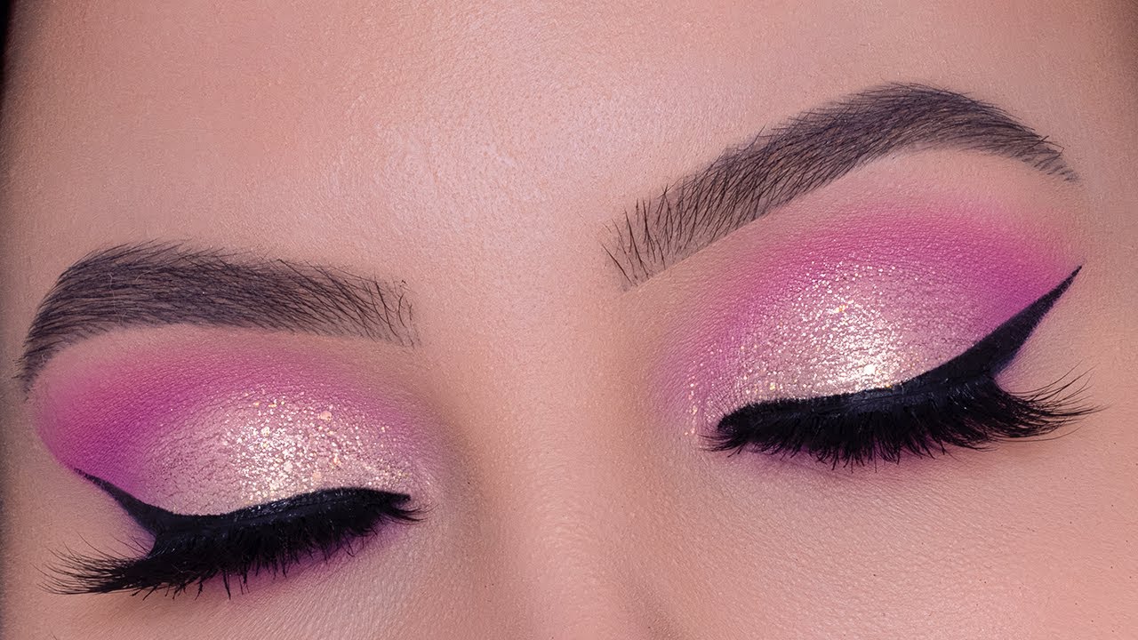 Pink Golden Eye Makeup Tutorial  Youll LOVE THIS pink look for a Night Out