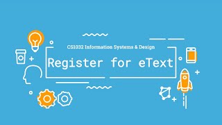CS1032: Register for MyLab MIS & the eTextbook (Summer 2024)