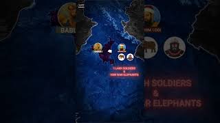 India . Bharat Babar  Lodhi Panipat warriors. weapons Victory ...   Battle Cannons Battle of Panipat