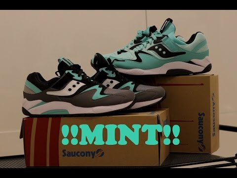 saucony 9000 mint black