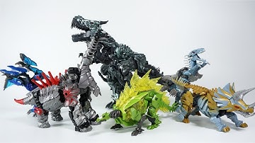 Transformers Dinobots Transform (Grimlock, Snarl, Slug, Strafe, Slog, Slash)