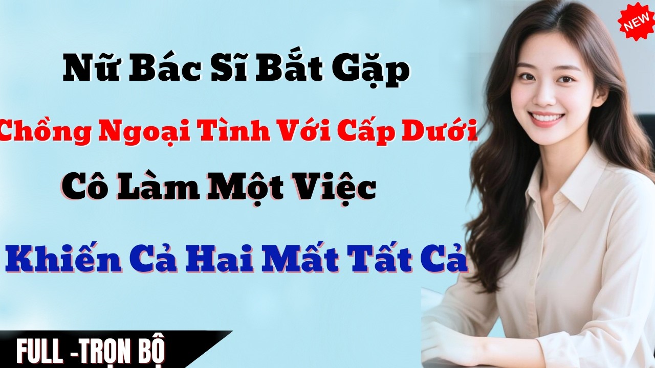 Nữ Bác Sĩ Bắt Gặp Chồng Ngoại Tình Với Cấp Dưới, Cô Làm Một Việc Khiến Cả Hai Mất Tất Cả