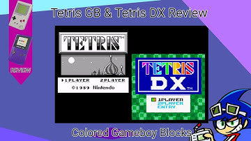 Tetris GB & Tetris DX Review - Colored Gameboy Blocks
