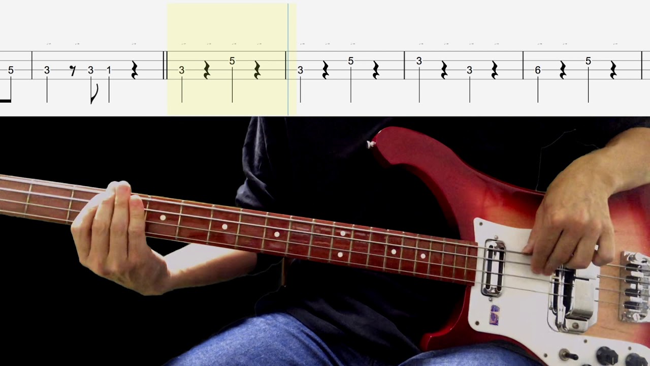 Bass Tab Girl The Beatles Youtube