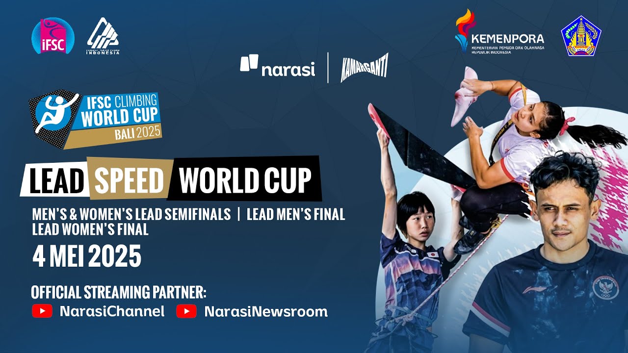 [LIVE] SEMIFINAL: PERTANDINGAN SERU ATLET DUNIA | LEAD SPEED IFSC CLIMBING WORLD CUP BALI