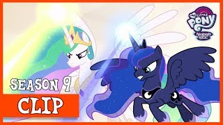 Celestia, Luna, and Star Swirl Help the Mane 6 (The Beginning of the End) | MLP: FiM [HD]